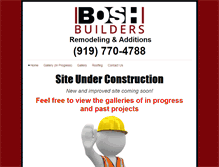 Tablet Screenshot of boshbuilders.com